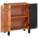 vidaXL Széf fiókkal 3 pcs Barna 55 x 30 x 75 cm Tömör Akácfa
