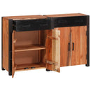 vidaXL Széf 2 pcs Barna 110 x 30 x 75 cm Tömör akácfa