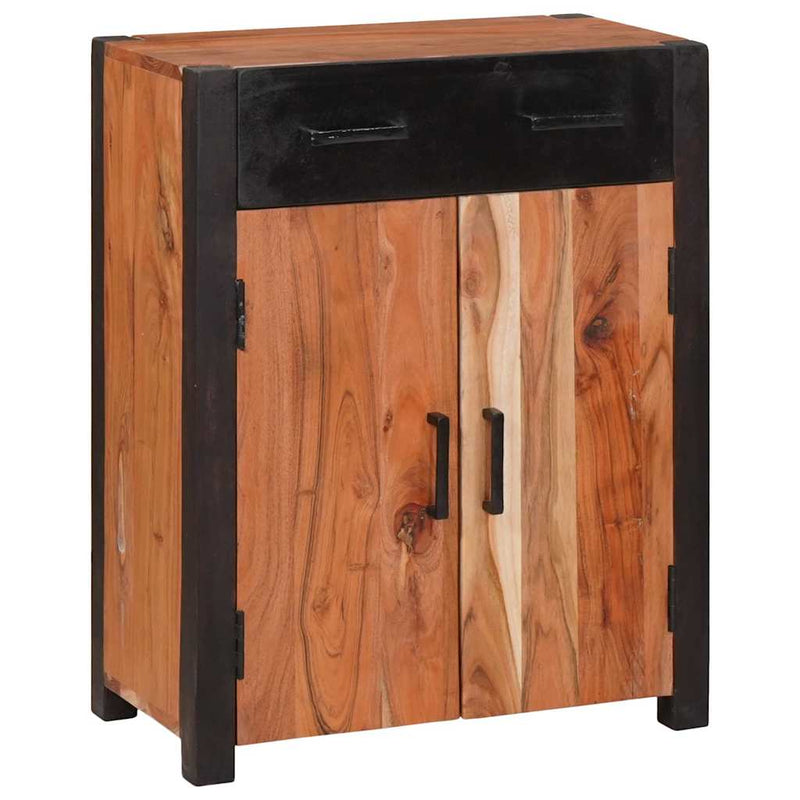 vidaXL Széf 2 pcs Barna 110 x 30 x 75 cm Tömör akácfa