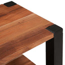 vidaXL Széf Barna 70 x 30 x 75 cm Tömör akácfa