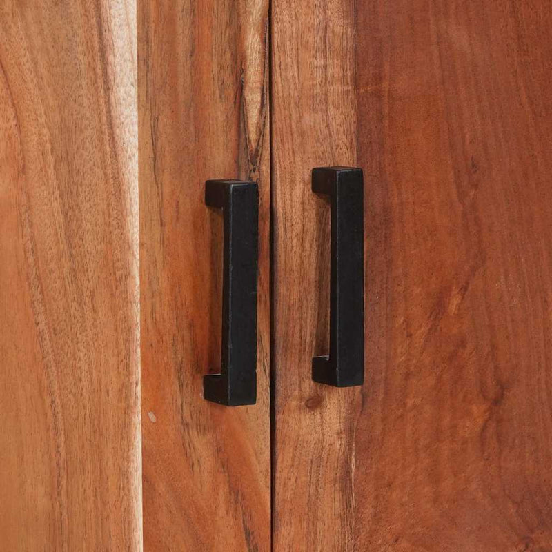 vidaXL Széf Barna 70 x 30 x 75 cm Tömör akácfa