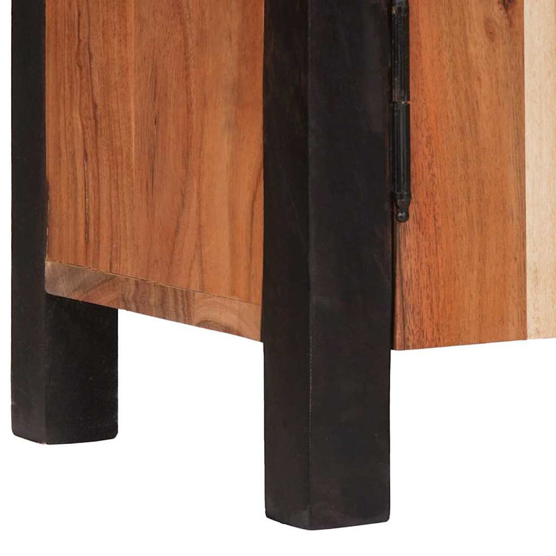 vidaXL Széf Barna 70 x 30 x 75 cm Tömör akácfa