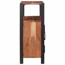 vidaXL Széf Barna 70 x 30 x 75 cm Tömör akácfa