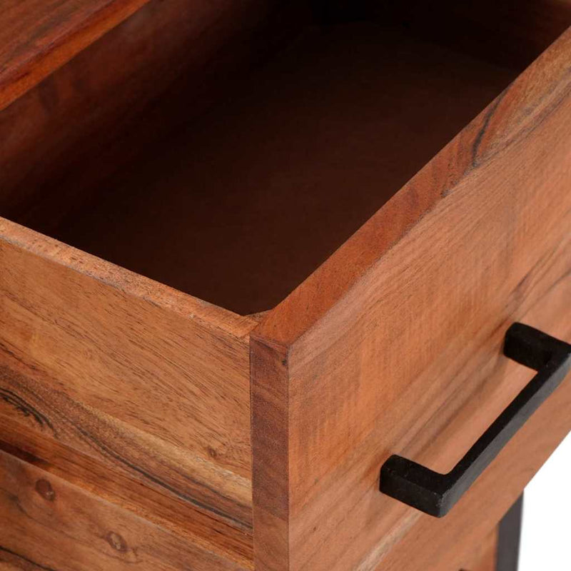 vidaXL Buffetek és Konyhai Szekrények fiókkal Barna 55 x 30 x 75 cm