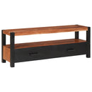 vidaXL Média szekrény fiókkal Barna 110 x 30 x 40 cm Tömör Akácfa
