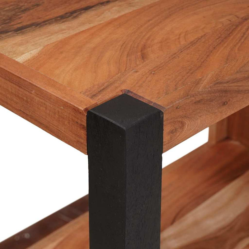 vidaXL Könyvespolc Barna 70 x 30 x 110 cm Tömör akácfa