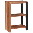 vidaXL Könyvespolc Barna 50 x 30 x 75 cm Tömör akácfa