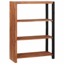 vidaXL Könyvespolc Barna 80 x 30 x 110 cm Tömör akácfa
