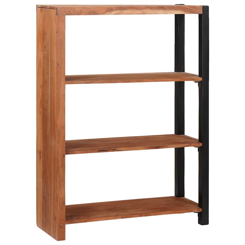 vidaXL Könyvespolc Barna 80 x 30 x 110 cm Tömör akácfa