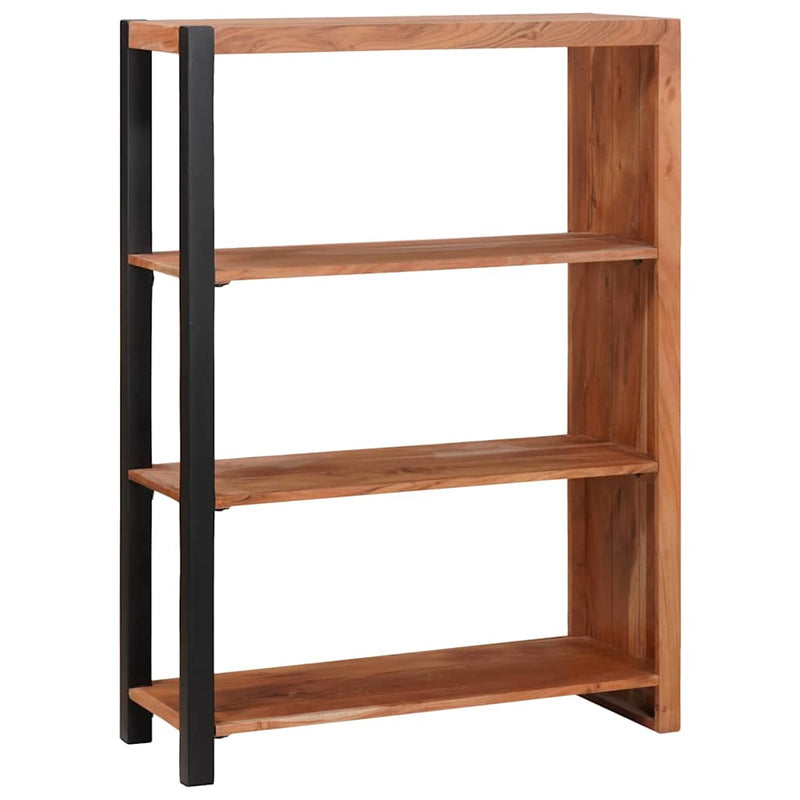 vidaXL Könyvespolc Barna 80 x 30 x 110 cm Tömör akácfa