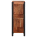 vidaXL Könyvespolc Barna 80 x 30 x 75 cm Tömör akácfa
