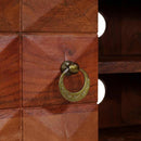 vidaXL Média tárolószekrények és állványok Barna 112 x 30 x 48 cm