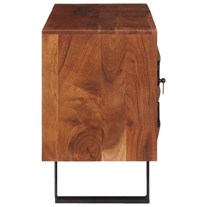 vidaXL Média tárolószekrények és állványok Barna 112 x 30 x 48 cm