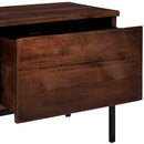 vidaXL Média tárolószekrények és állványok mézbarna 110 x 30 x 36 cm