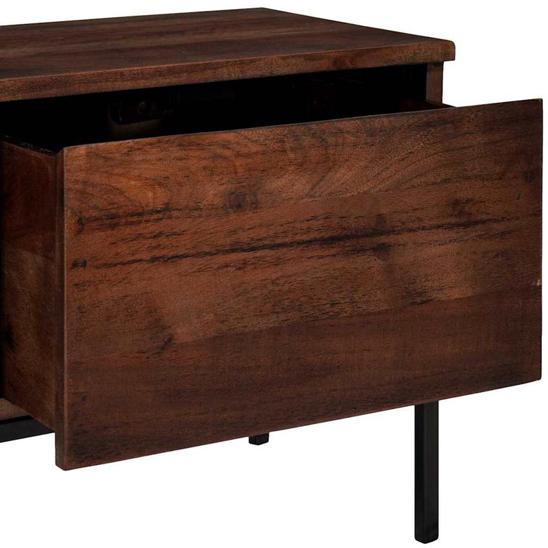 vidaXL Média tárolószekrények és állványok mézbarna 110 x 30 x 36 cm