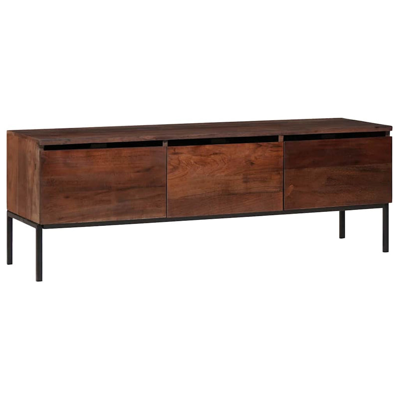 vidaXL Média tárolószekrények és állványok mézbarna 110 x 30 x 36 cm