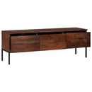 vidaXL Média tárolószekrények és állványok mézbarna 110 x 30 x 36 cm