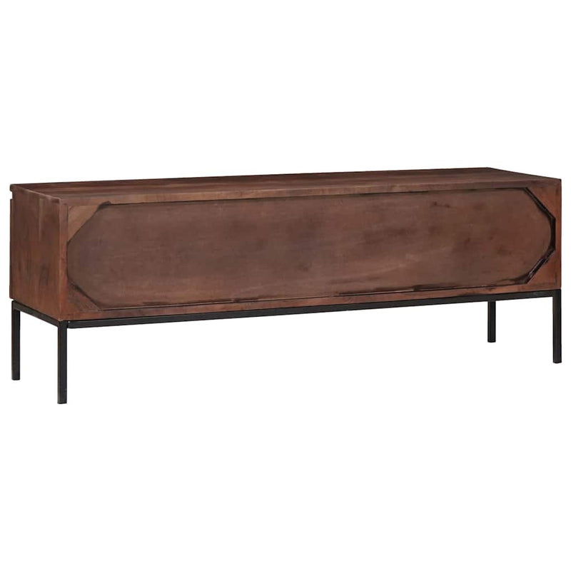 vidaXL Média tárolószekrények és állványok mézbarna 110 x 30 x 36 cm