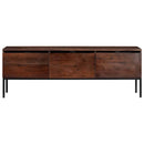 vidaXL Média tárolószekrények és állványok mézbarna 110 x 30 x 36 cm