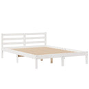 vidaXL fehér tömör fenyőfa könyvespolcos ágy matrac nélkül 150x200 cm