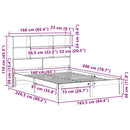 vidaXL fehér tömör fenyőfa könyvespolcos ágy matrac nélkül 160x200 cm
