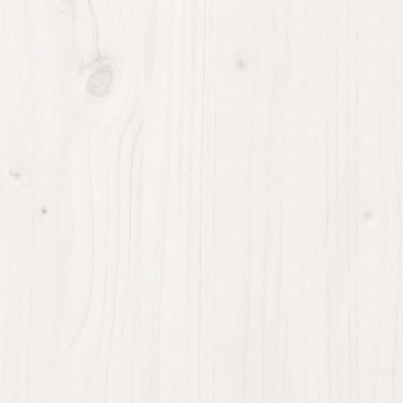 vidaXL fehér tömör fenyőfa könyvespolcos ágy matrac nélkül 75 x 190 cm