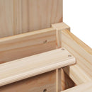 vidaXL tömör fenyőfa könyvespolcos ágy matrac nélkül 160 x 200 cm