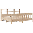 vidaXL tömör fenyőfa ágy matrac nélkül 180 x 200 cm