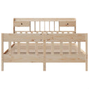 vidaXL tömör fenyőfa ágy matrac nélkül 180 x 200 cm