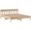 vidaXL tömör fenyőfa ágy matrac nélkül 180 x 200 cm