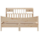 vidaXL tömör fenyőfa ágy matrac nélkül 180 x 200 cm