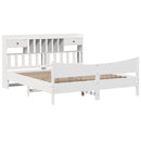 vidaXL fehér tömör fenyőfa ágy matrac nélkül 180 x 200 cm