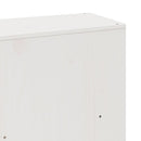 vidaXL fehér tömör fenyőfa ágy matrac nélkül 200 x 200 cm