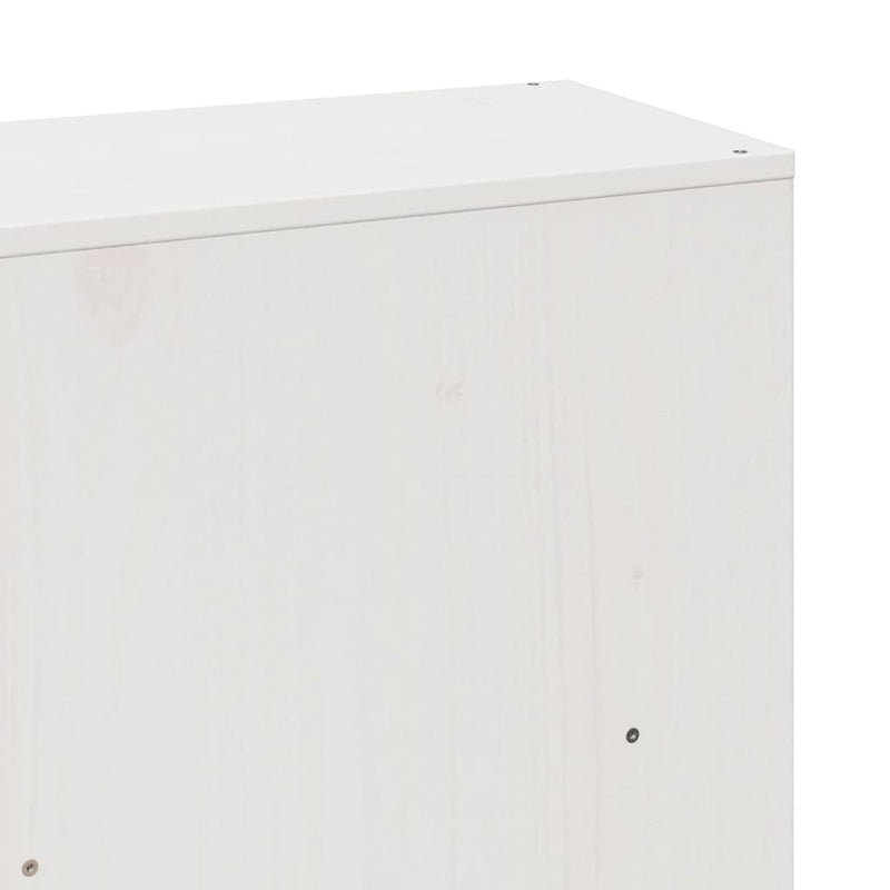 vidaXL fehér tömör fenyőfa ágy matrac nélkül 200 x 200 cm