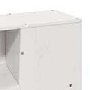 vidaXL fehér tömör fenyőfa ágy matrac nélkül 120 x 200 cm