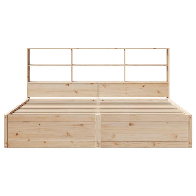 vidaXL tömör fenyőfa ágy matrac nélkül 180 x 200 cm