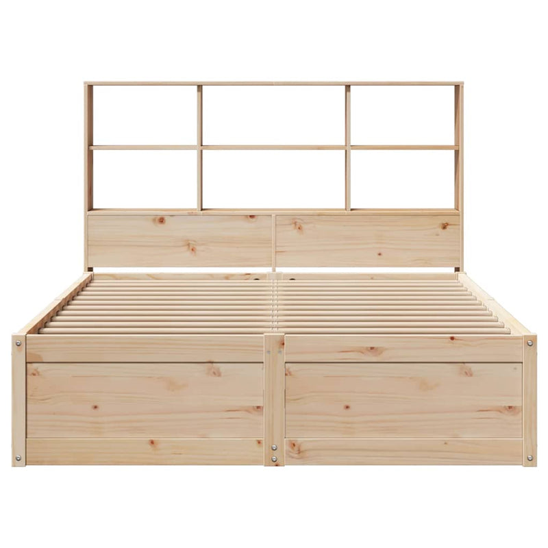 vidaXL tömör fenyőfa ágy matrac nélkül 160 x 200 cm