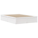 vidaXL fehér tömör fenyőfa ágy matrac nélkül 120 x 200 cm