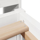 vidaXL fehér tömör fenyőfa ágy matrac nélkül 90 x 200 cm