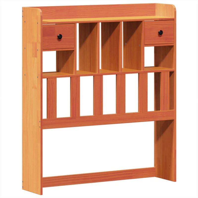 vidaXL viaszbarna tömör fenyőfa ágy matrac nélkül 75 x 190 cm