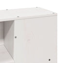 vidaXL fehér tömör fenyőfa ágy matrac nélkül 150 x 200 cm