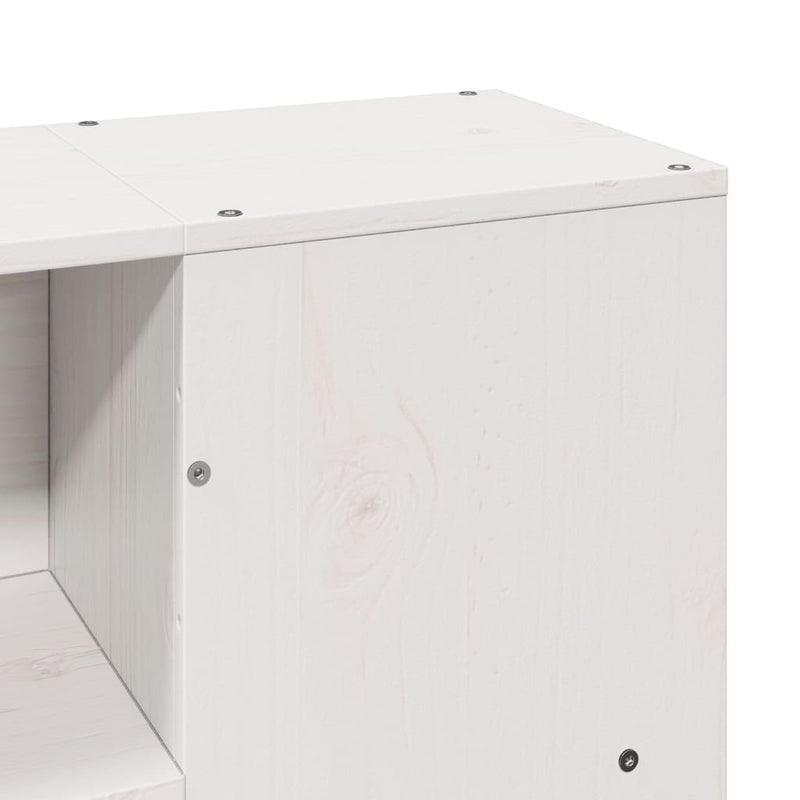 vidaXL fehér tömör fenyőfa ágy matrac nélkül 150 x 200 cm