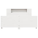 vidaXL fehér tömör fenyőfa ágy matrac nélkül 140 x 200 cm