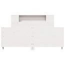 vidaXL fehér tömör fenyőfa ágy matrac nélkül 140x190 cm