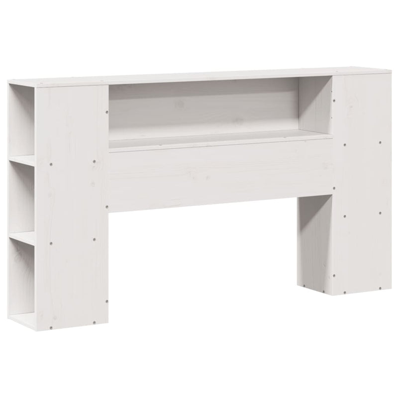 vidaXL fehér tömör fenyőfa ágy matrac nélkül 120 x 190 cm
