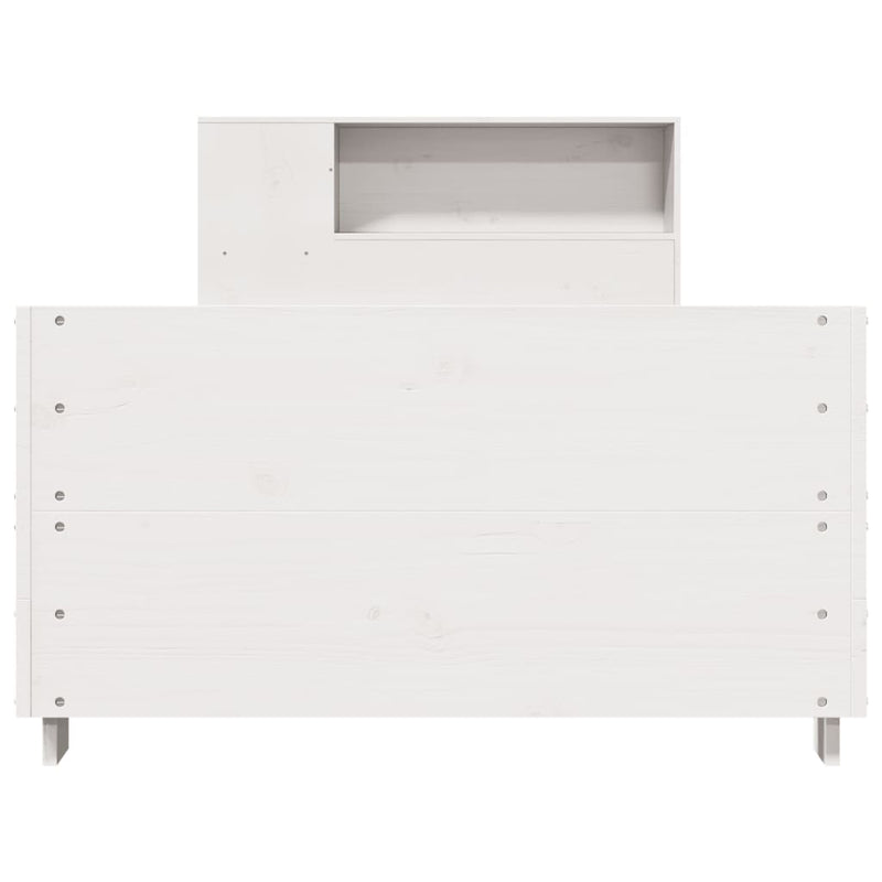 vidaXL fehér tömör fenyőfa ágy matrac nélkül 75 x 190 cm
