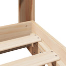 vidaXL tömör fenyőfa ágy matrac nélkül 180 x 200 cm