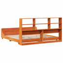 vidaXL viaszbarna tömör fenyőfa ágy matrac nélkül 180 x 200 cm