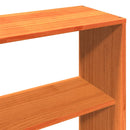 vidaXL viaszbarna tömör fenyőfa ágy matrac nélkül 180 x 200 cm