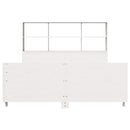 vidaXL fehér tömör fenyőfa ágy matrac nélkül 140x190 cm